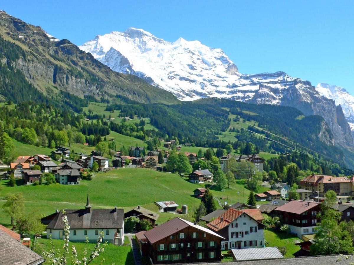 Apartment Panoramapark Soleil Haus D Apt 3 By Interhome Wengen Dış mekan fotoğraf